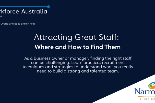 Want to attract great staff? Learn where and how to find them